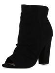 Ботильоны VAN HILL Peeptoes Allison, черный - фото