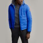 Пуховик мужской синий Canada Goose - фото 4