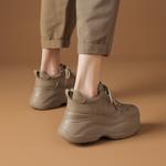 Женские кроссовки на платформе Low-Top Chunky Rosa Bianca, Chocolate - фото 11