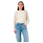 Кардиган Noisy May Hope Short, бежевый - фото 3