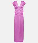 Шелковое платье миди Ima Khaite, Orchid - фото