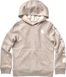 Толстовка Carhartt с капюшоном для девочек из флиса, Grey Heather - фото