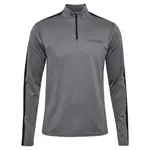 Толстовка Hummel TE Strength PL half zip, серый - фото