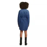 Платье G-Star Belted short sleeve short, синий - фото 2