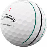 Мячи для гольфа Callaway 2022 Chrome Soft с тройной дорожкой Sports Matter, белый - фото 4