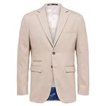 Блейзер Selected Neil Slim Fit, бежевый - фото 3