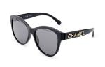 CHANEL Солнцезащитные очки Pantos, Black - фото 5