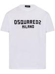 Футболка с логотипом DSQUARED2, белый - фото