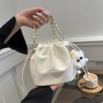 Dusen kangaroo Кроссбод сумка через плечо, Ecru without Charm - фото 2