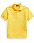 Поло Polo Ralph Lauren Kids Cotton Mesh Polo Shirt, цвет Yellowfin - фото