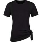 Футболка женская черная Asics - фото
