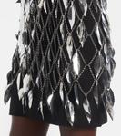 Мини-платье с цепочками Rabanne, серебряный - фото 5