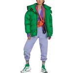 Стеганая куртка женская зеленая Adidas - фото 2