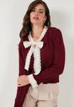 Кардиган LELA REGULAR FIT, Bordeaux - фото 4