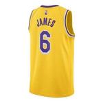 Майка Nike x NBA LA Lakers Jerseys 'LeBron James 6', желтый - фото