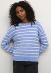 Джемпер Kaffe Jumper, Blue Melange Beige Stripe/Blue - фото