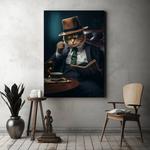 Картина на холсте Hustling Sharks Mr. Cat ll, черный - фото 3