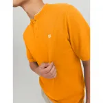 Поло Jack & Jones 12237844, оранжевый - фото 4