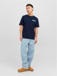Футболка стандартного кроя Jack&Jones, синий - фото 2