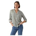 Рубашка с длинным рукавом Vero Moda Bumpy New, зеленый - фото