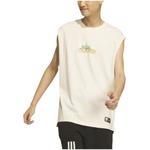 Майка унисекс бежевый Adidas Neo, бежевый - фото 3