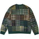 Свитер Palace x Beams Plus Patchwork Crew Knit, Jacquard Green - фото 2