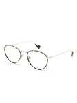 Moncler Eyewear очки в круглой оправе, серый - фото 2