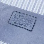 ARMANI EXCHANGE Рубашка AE FW23 мужская синяя белая - фото 6