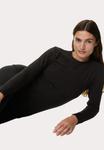 Топ Marks & Spencer Long sleeved top, Black - фото 4