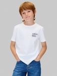 Детская футболка CK с принтом Calvin Klein, Bright White - фото