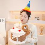 Плюшевая кукла Bear Cake высотой 27 см LEWAHON - фото 6