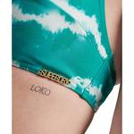 Топ бикини Superdry Code Tie Dye, зеленый - фото 3