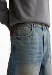 Джинсы свободного кроя BAGGY PULL&BEAR, цвет Mottled Blue - фото 3