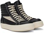 Черные кроссовки Hollywood High Vintage Sneaks Rick Owens - фото 4