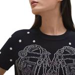 HERMES Кашемировый свитер Women's Blue Black - фото 6