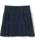 Детская школьная форма для девочек, тонкий клетчатый юбка со складками по бокам выше колена Lands' End - фото 2