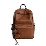DCLOUD Рюкзак PU Unisex Black/Brown/Yellow Brown - фото 3