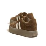 Низкие кеды для скейтбординга SNOWELF, бело-серебристые со скрытой платформой - фото 7