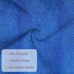 Pevtufa Наволочки с голубым глиттерным принтом Blue Glitter - фото 6