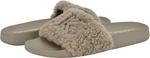 Женские лоферы Calvin Klein Amaya, Light Grey Shearling Logo 051 - фото 6