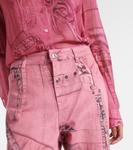 Широкие джинсы Blumarine, мультиколор - фото 4