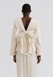 Блуза Malina ELNA BOW, Vanilla/Off-White - фото 3