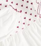 Хлопковое платье Cœur с вышивкой Konges Sløjd, Pure White - фото 3