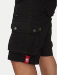 Шорты из ткани обычного кроя 136250 Alpha Industries, черный - фото 4