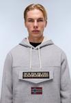 Худи Napapijri BURGEE WINT, Medium Grey Melange/Mottled Grey - фото 3