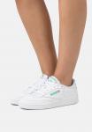 Кроссовки Reebok Club C 85, обувь белый / зеленый - фото