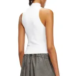 M Onervax Футболка с воротником-стойкой риббит DIESEL, Оптик Уайт - фото 4