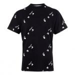 Футболка OFF-WHITE Logo Printing Short Sleeve Loose Fit Black, черный - фото