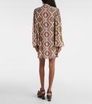 Мини-платье с принтом Etro, мультиколор - фото 3