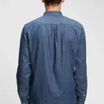 Мужская рубашка GAP, цвет Blue - фото 6